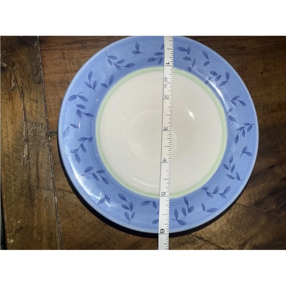 Vintage Pfaltzgraff Summer Breeze Square Bowls And Matching Salad Plate Set Of 4